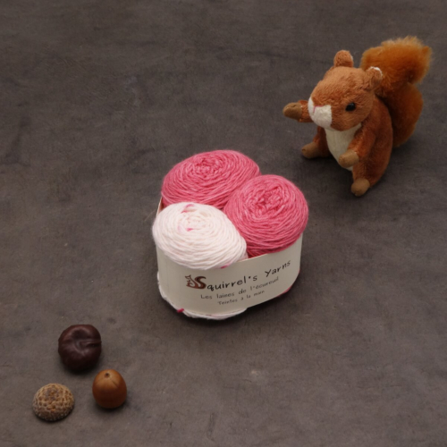 Kit Chaussettes - Amande Fing - Cognassier du Japon + Glace à la rose - S