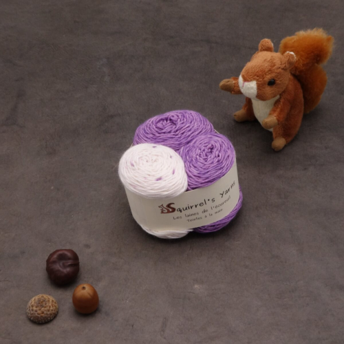 Kit Chaussettes - Amande Fing - Le goût des violettes + Glace aux violettes - S