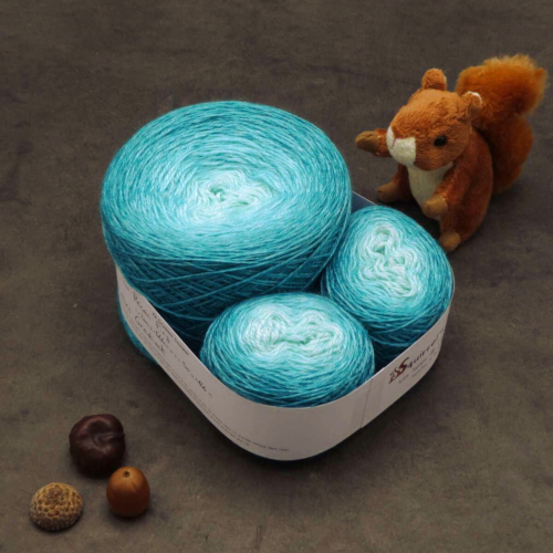 Kit Gradient Sweater - Eucalyptus Light Sport - Caraïbes Gradient - 300g