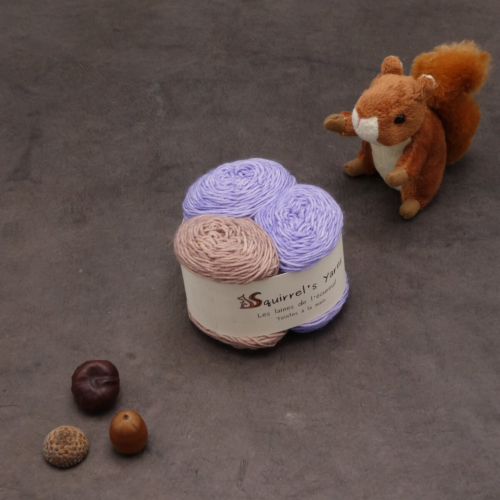 Kit Chaussettes - Amande Fing - Iris + Bois de rose - S