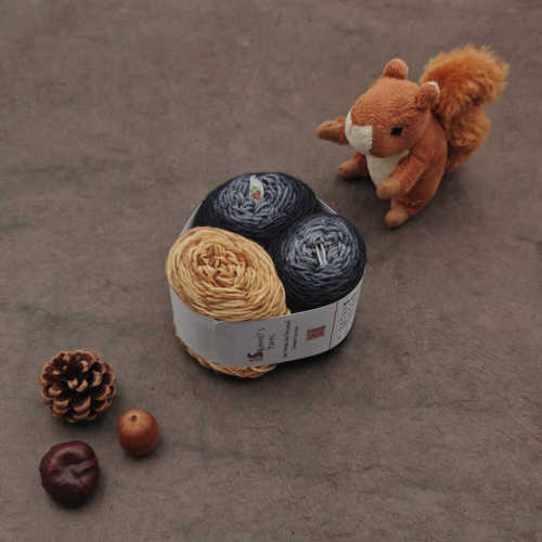 Kit Chaussettes - Amande Fing - Prendre l'habit noir Gradient + L'or des Incas - S