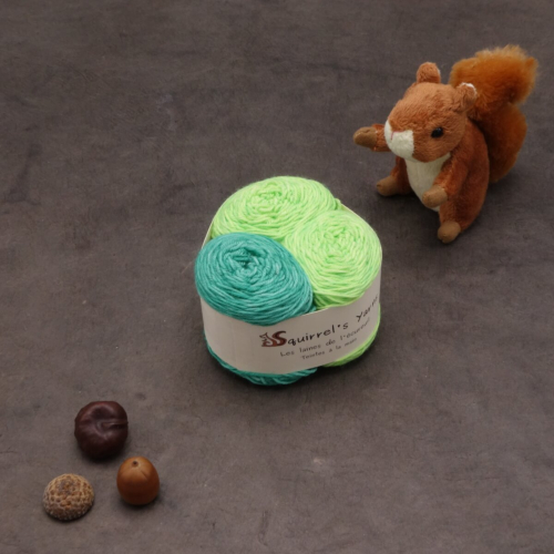 Kit Chaussettes - Amande Fing - Péridot + Orpin d'Espagne - S