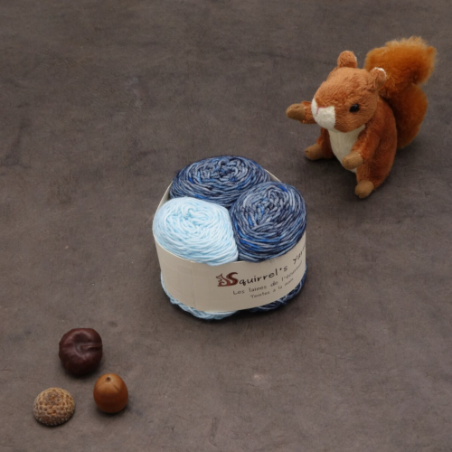Kit Chaussettes - Amande Fing - Fée Viviane + Aigue-marine - S