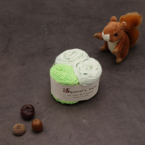 Kit Chaussettes - Amande Fing - Perce-neige + Péridot - S