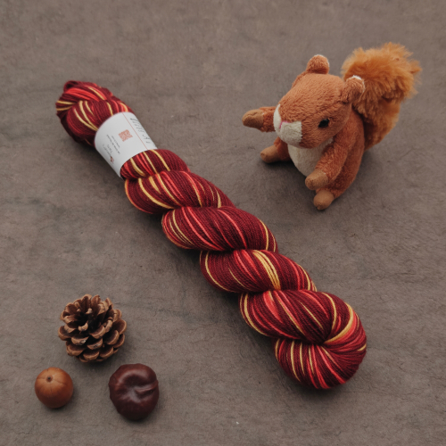 Noisette Fing - "Pooling" Grenat / Amaryllis / Sorbet à l'orange - 50g