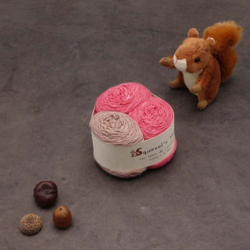 Kit Chaussettes - Amande Fing - Cognassier du Japon + Bois de rose - S