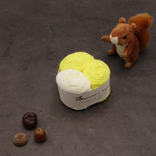 Kit Chaussettes - Amande Fing - Cameline + Glace aux citrons - S
