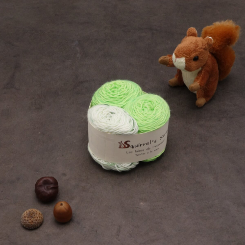 Kit Chaussettes - Amande Fing - Péridot + Perce-neige - S