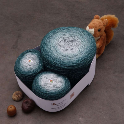 Kit Gradient Sweater - Pécan Fing - Les brumes de Brocéliande Gradient - 300g
