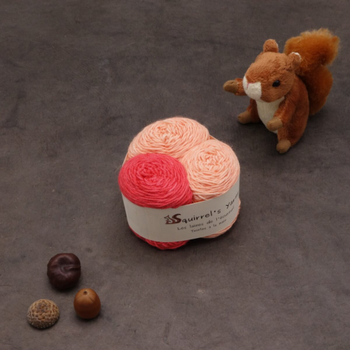 Kit Chaussettes - Amande Fing - Peau de pêche + Amaryllis - S