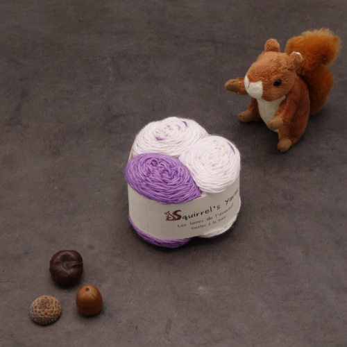 Kit Chaussettes - Amande Fing - Glace aux violettes + Le goût des violettes - S