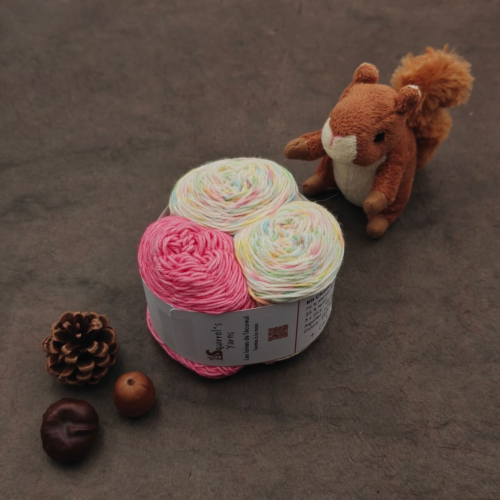 Kit Chaussettes - Amande Fing - Petits œufs en sucre + Lait framboise - S
