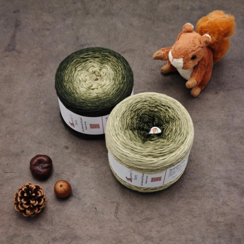 Noisette Fing 500 - Plume de corbeau Gradient - 150g