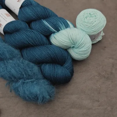 Collection Pooling - Kit N°6 Sur la Plage - Nuit dans la forêt brumeuse / Fluorite verte - Sans marqueur