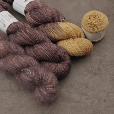 Collection Pooling - Kit N°6 Sur la Plage - Marrons grillés / L'or des Incas - Sans marqueur